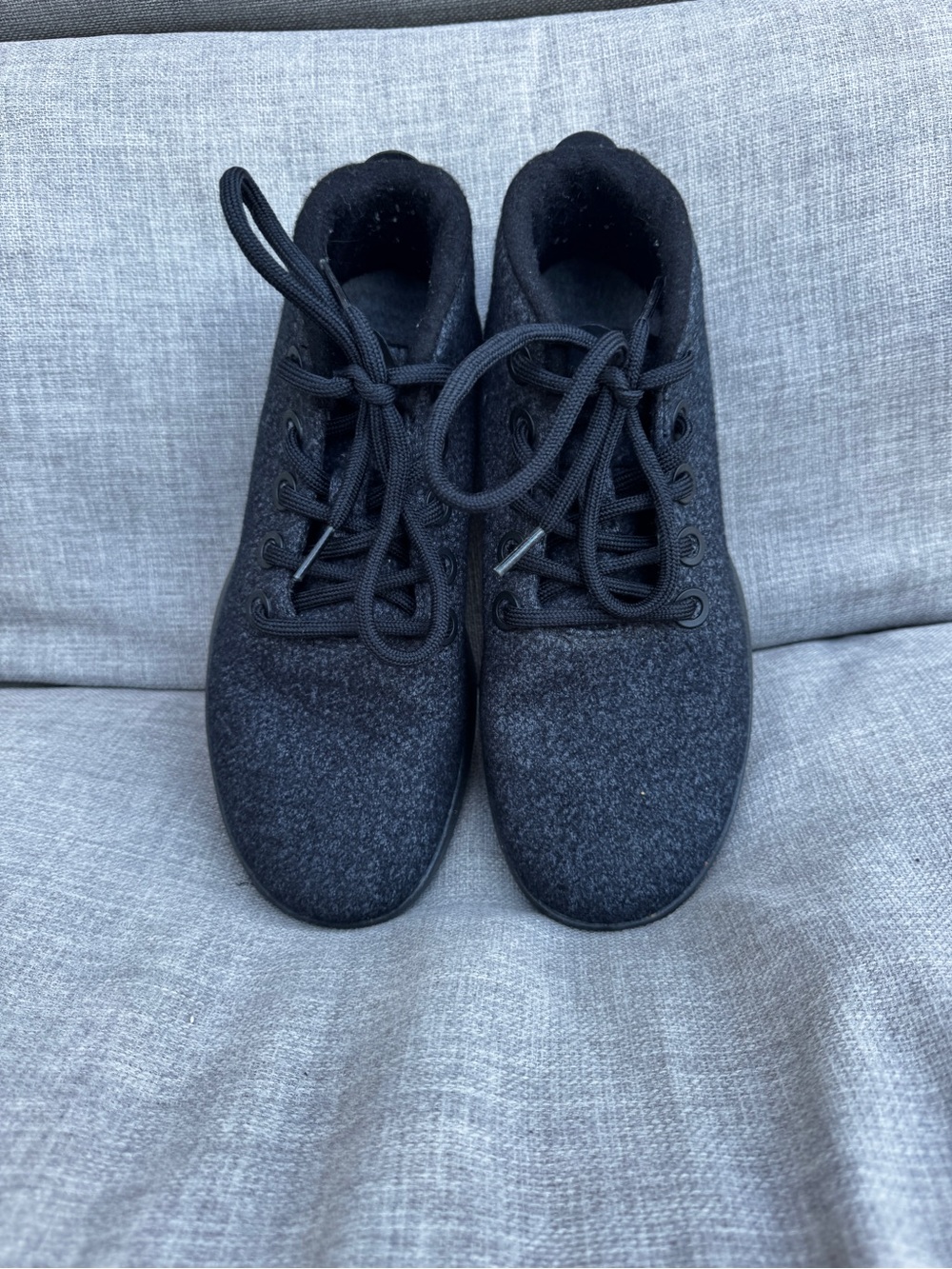 Allbirds Wool Runner Mizzles High Top Sneakers Black Size 8